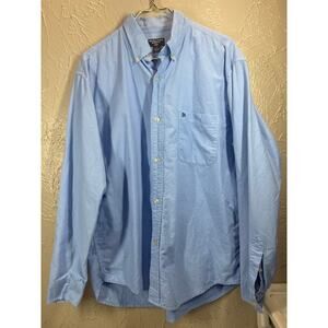 Ralph Lauren Jeans Co RL Mens Oxford Dress Shirt Preppy Business Size Medium